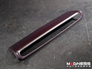 Alfa Romeo 4C Carbon Fiber Control Panel Frame Cover - Dark Red Candy Alfa Romeo 4C Carbon Fiber Control Panel Frame Cover - Dark Red Candy